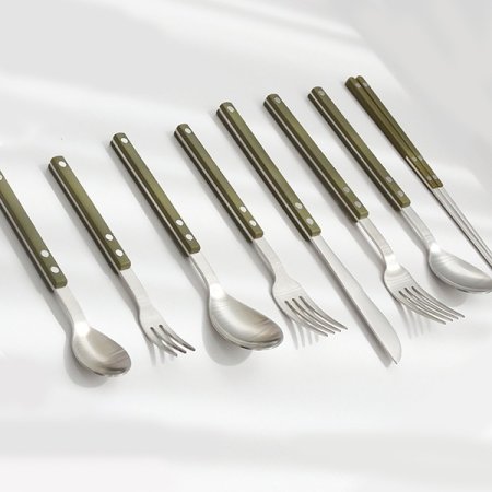 쌍띠에 실버 커트러리 양식기 세트