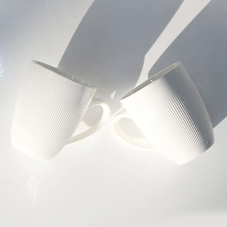 티니블랑 베일 화이트 2인 머그세트