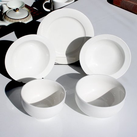 티니블랑 베일 화이트 1인 식기세트