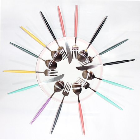 비쥬 실버 티스푼 티포크 세트 5P