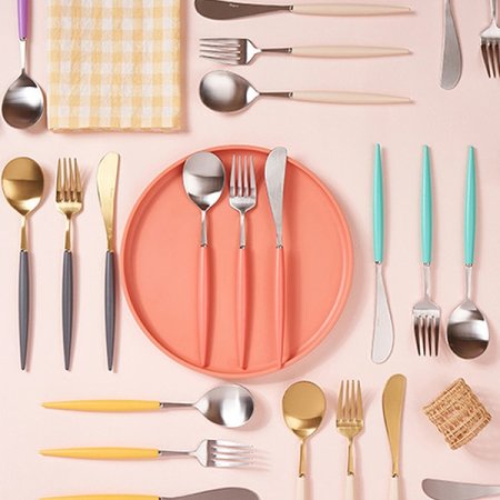 비쥬 실버 티스푼 티포크 세트 5P