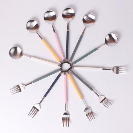 카라 실버 티스푼 티포크 세트 5P