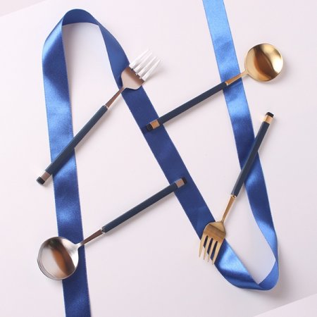 카라 골드 티스푼 티포크 세트 5P