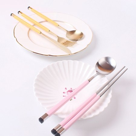 카라 실버 1인 한식 수저세트