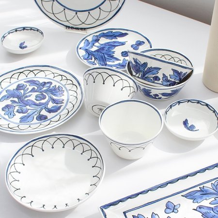 트위그뉴욕 블루버드 8인치 접시세트