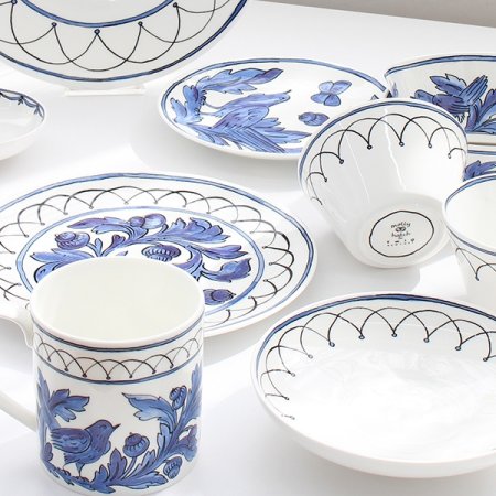 트위그뉴욕 블루버드 8인치 접시세트