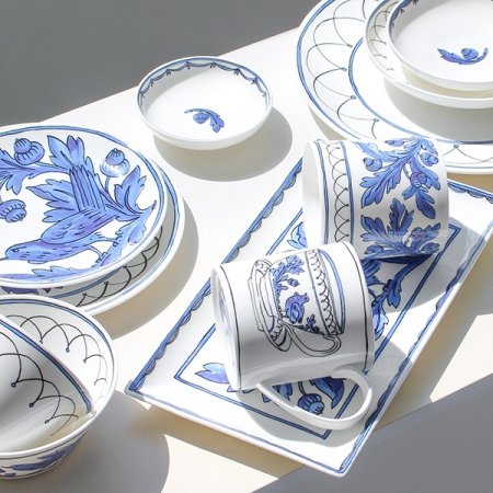 트위그뉴욕 블루버드 직사각접시