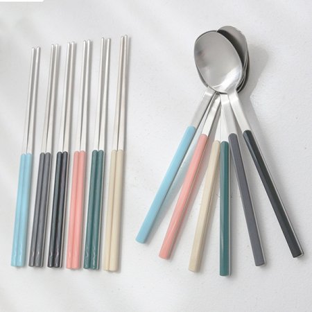 샤르망 실버 스텐 수저세트 1벌