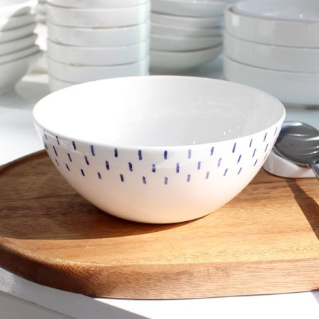 본차이나 블루스케치 4인 공기대접세트