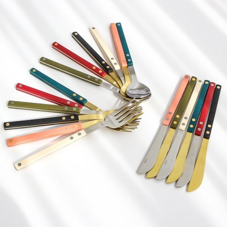 쌍띠에 숟가락 젓가락 수저세트 1벌