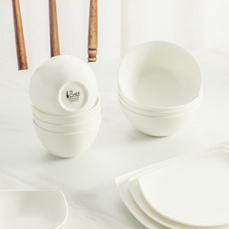 본차이나 더셰프 사각 4인 홈세트