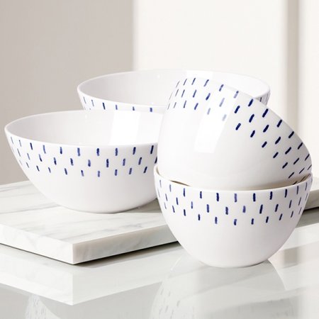 본차이나 블루스케치 5인 공기대접세트