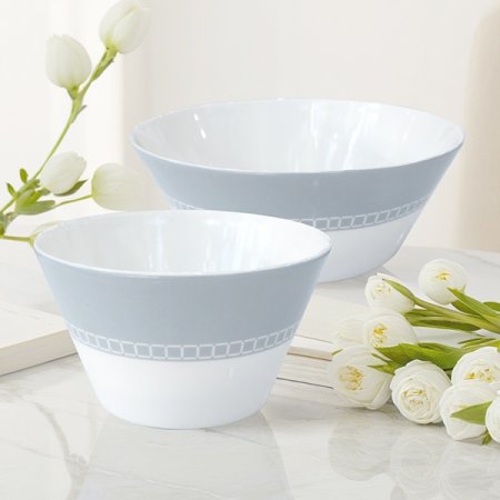 본차이나 아름 그레이 공기대접세트