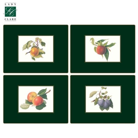 후커 후르츠 플레이스매트 4p세트