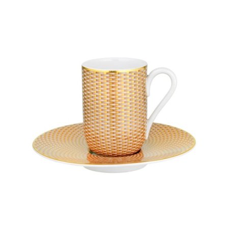 트레조 베이지 에스프레소 컵앤소서