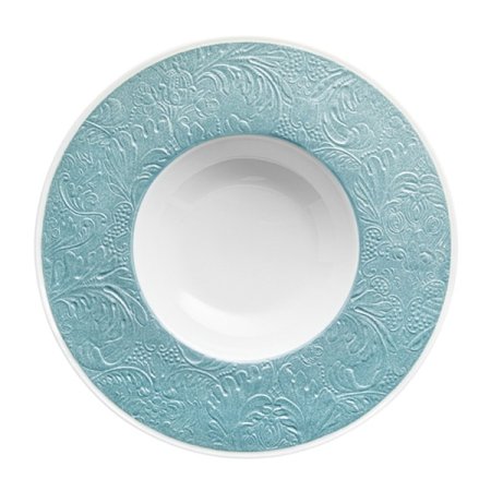 이탈리아르네상스스카이블루파스타플레이트