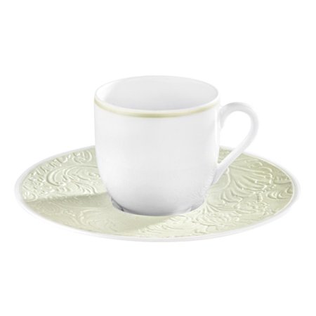 이탈리아 르네상스 셸 커피 컵앤소서