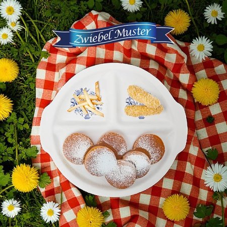 쯔비벨무스터 원형식판나눔접시