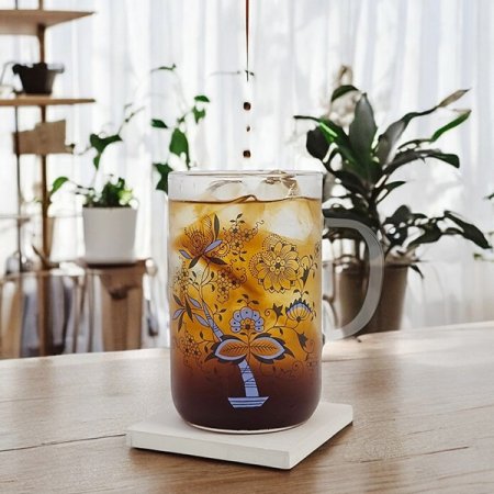 쯔비벨무스터글라스머그컵 대형 2p세트