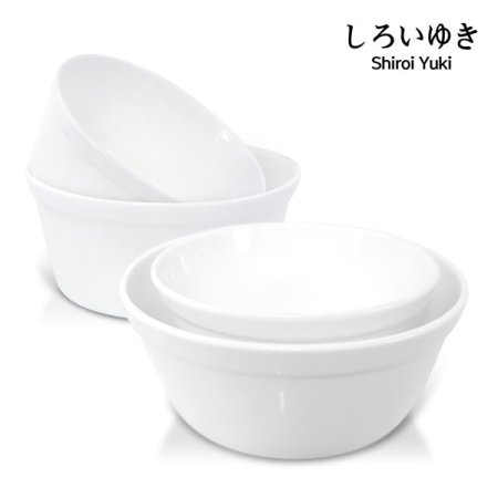 시로이유끼 면기 4p 세트