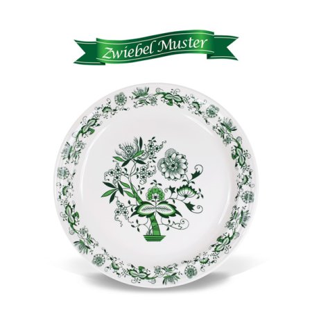 쯔비벨무스터 Green 포토원접시 대