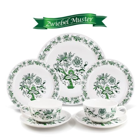 쯔비벨 Green 홍찻잔디너 7p세트