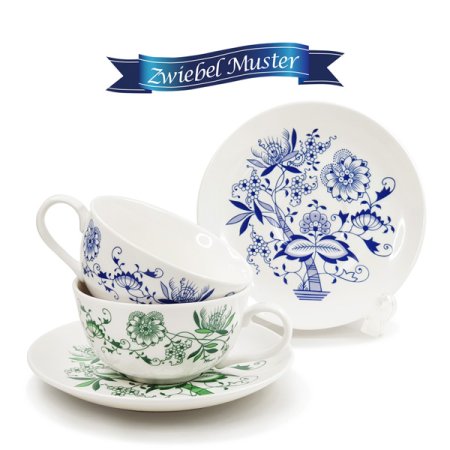 Blue Green 홍찻잔 2인조세트