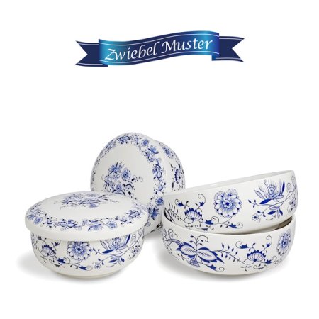 쯔비벨무스터 2인조 반상기 세트