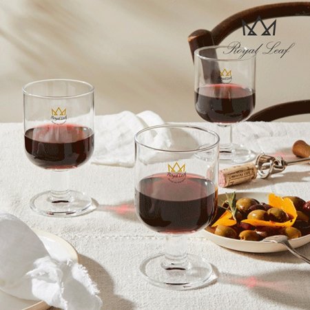 로얄리프 켈리 와인 고블렛물잔 2P