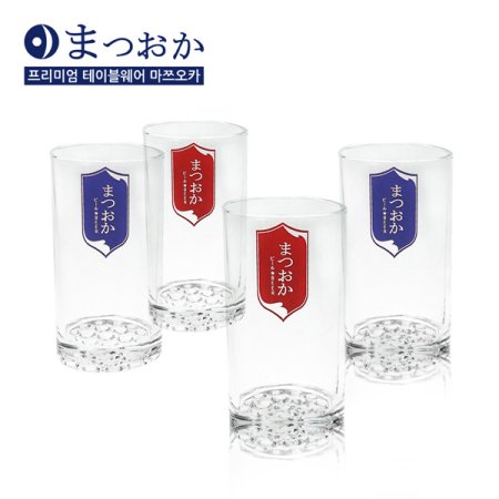 마쯔오카 일본 클래식 맥주잔 4p