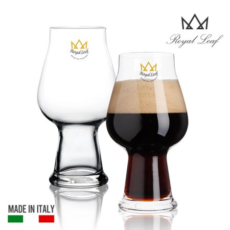 로얄리프 크리스탈 스타우트 맥주잔2P