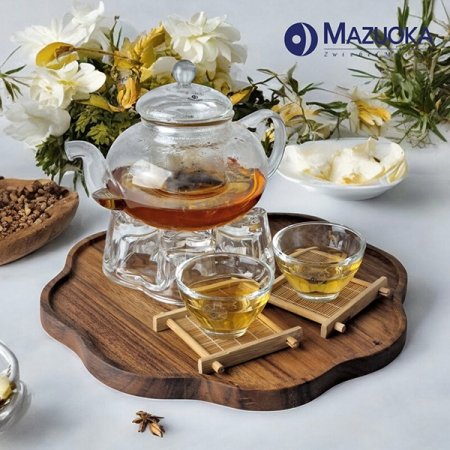 마쯔오카 심플 찻잔 2인조 티팟 선물