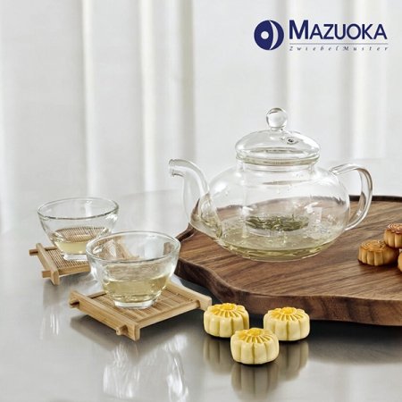 마쯔오카 심플 찻잔 2인조 티팟 선물