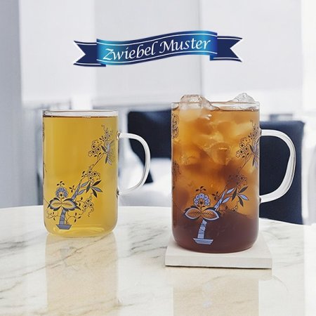 프라하 내열유리 글라스머그 대형 2p