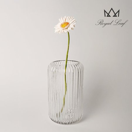 로얄리프 롱라인 크리스탈 글라스 화병