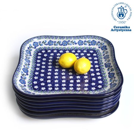 폴란드그릇 클로버접시 24cm