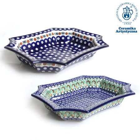 폴란드그릇 팔각딥볼 25cm