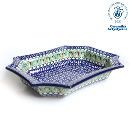 폴란드그릇 팔각딥볼 25cm