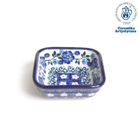 폴란드그릇 미니사각종지 8cm