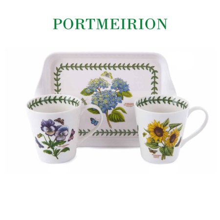 보타닉가든 머그 트레이 세트