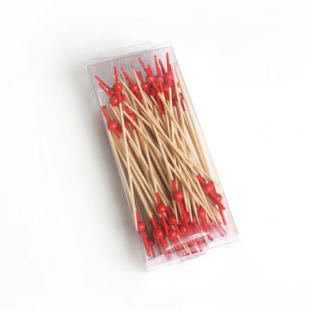 빨간구슬 대나무 과일꽂이25