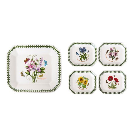 보타닉가든 팔각접시 5p B세트