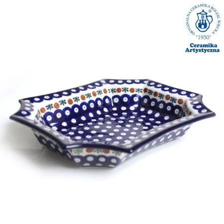 폴란드그릇 팔각딥볼 25cm