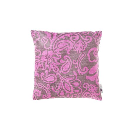 영국 쿠션 카니발 다마스크 핑크