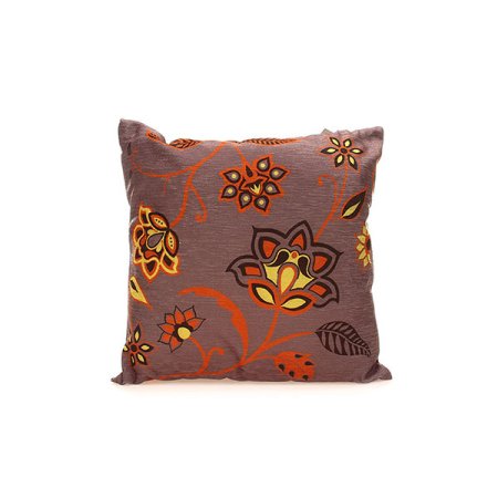 영국 쿠션 카니발 플로럴 오렌지