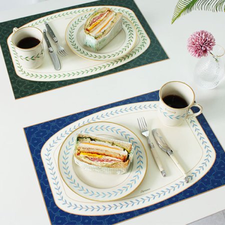 로렐 리프 슬림 식탁 매트 로렐패턴