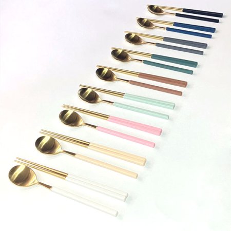 피노 커트러리 골드 수저세트 9컬러