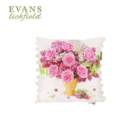 영국 소파쿠션 꽃바구니 폼폼 11