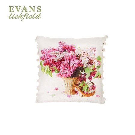 영국 소파쿠션 꽃바구니 폼폼 11