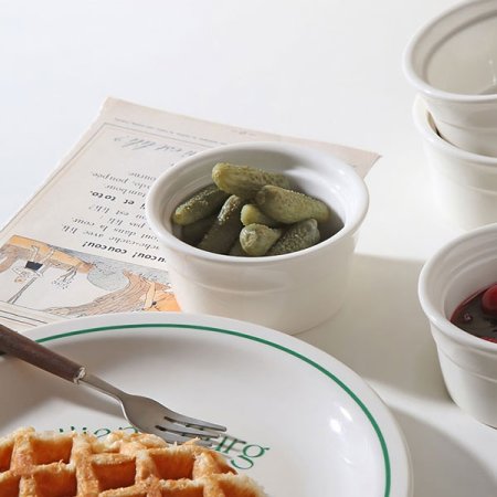 뉴욕 화이트 래미킨 10cm 소스볼